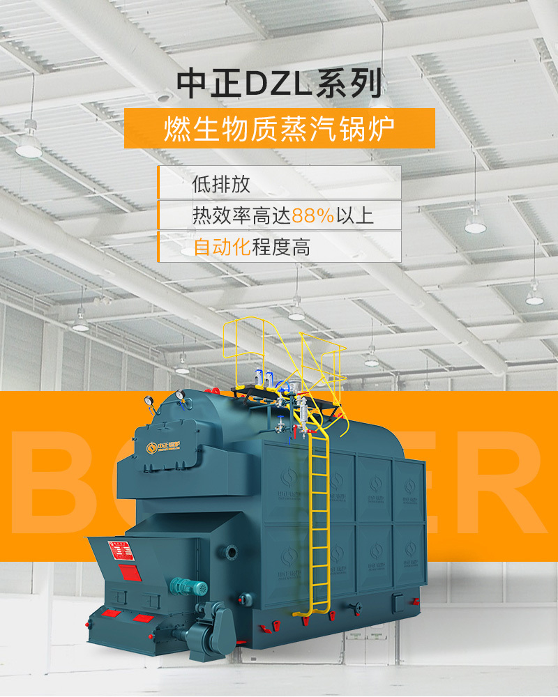 DZL系列生物質(zhì)蒸汽鍋爐